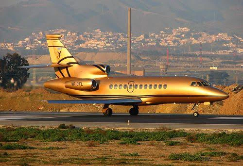 Meet The Man Who Owns The Only Golden Plane In The World And 7000 Cars (Photos)